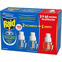 Raid - Recambio para Difusor Eléctrico Anti Mosquitos Comunes y Tigre 135 Noches- Blanco